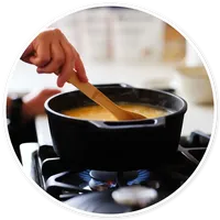 Step 2: Add food and simmer