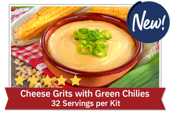 Cheese Grits with Green Chilies