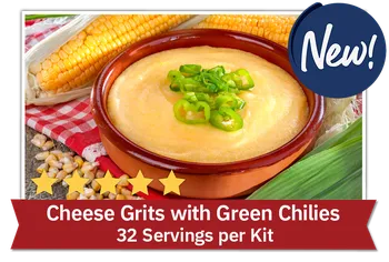 Cheese Grits with Green Chilies