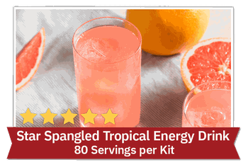 Star-Spangled Tropical Energy Drink